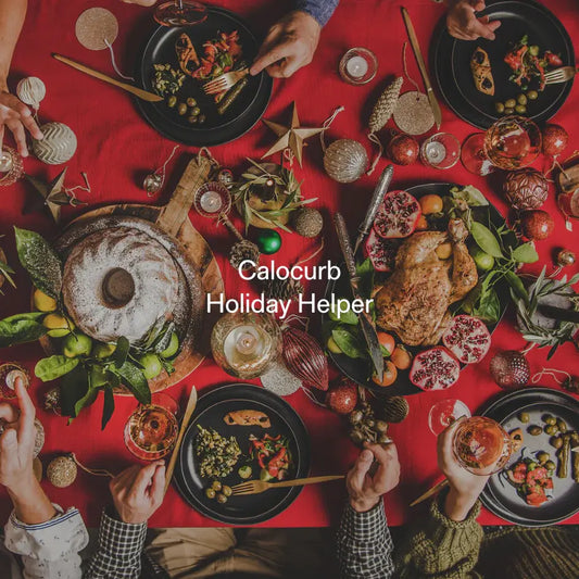Festive holiday meal table – Calocurb as a natural appetite suppressant for mindful holiday eating