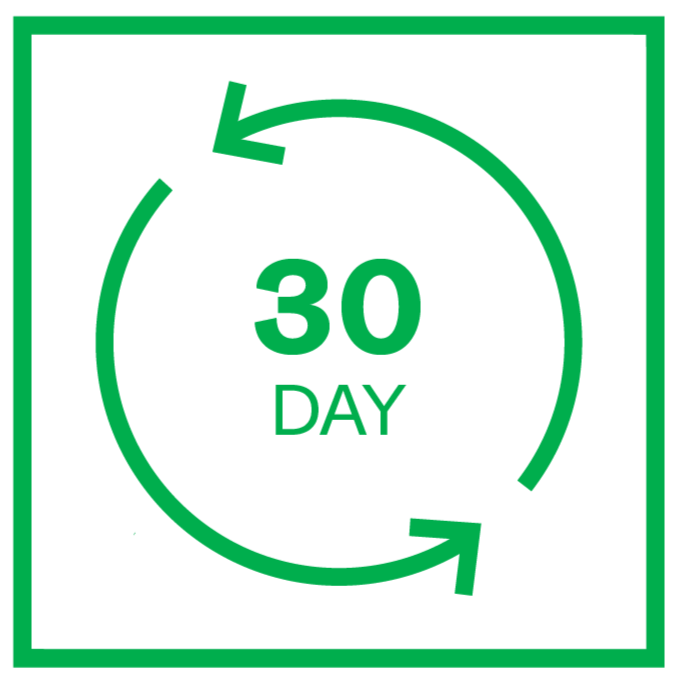 Calocurb 30-day money-back guarantee badge – natural GLP-1 supplement with risk-free purchase assurance