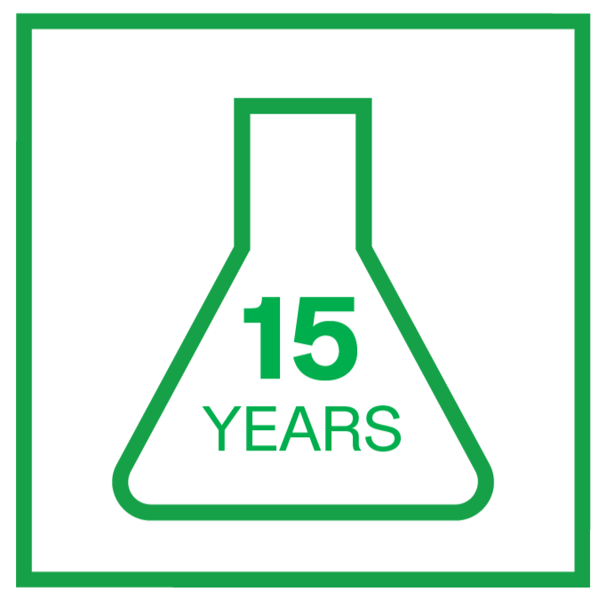 Calocurb 15 years of clinical research badge – scientifically developed natural GLP-1 supplement for appetite control