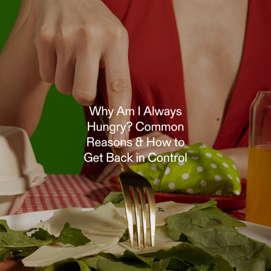 A woman and a plate that is empty