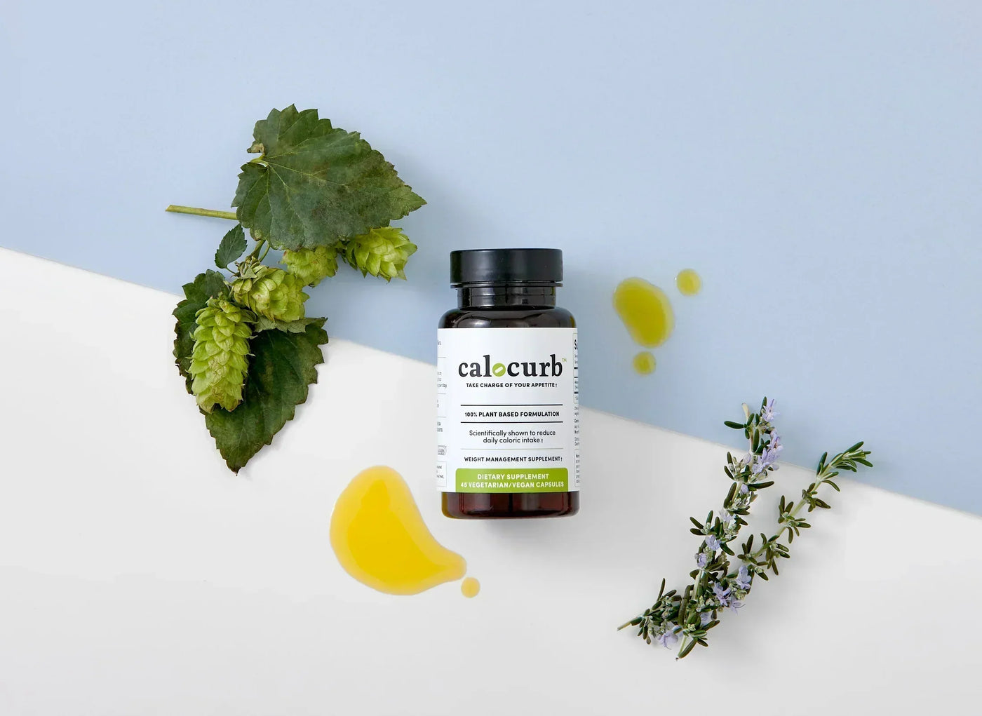 Calocurb natural GLP-1 supplement with Amarasate and plant-based appetite support