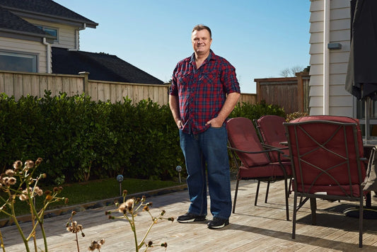 Man standing outside after using GLP-1 supplement for appetite suppressant and weight support