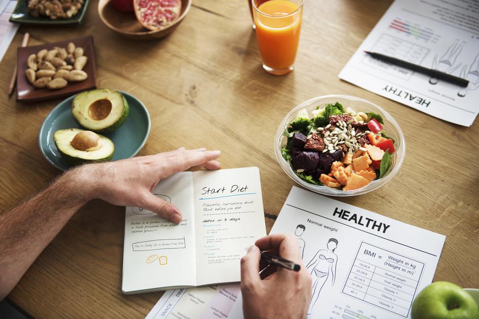 Healthy meal prep with natural GLP-1 support and appetite suppressant diet planning