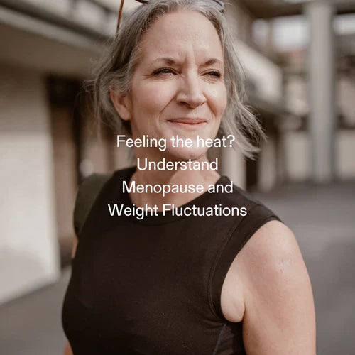 Confident older woman post-workout representing menopause and natural weight fluctuation management