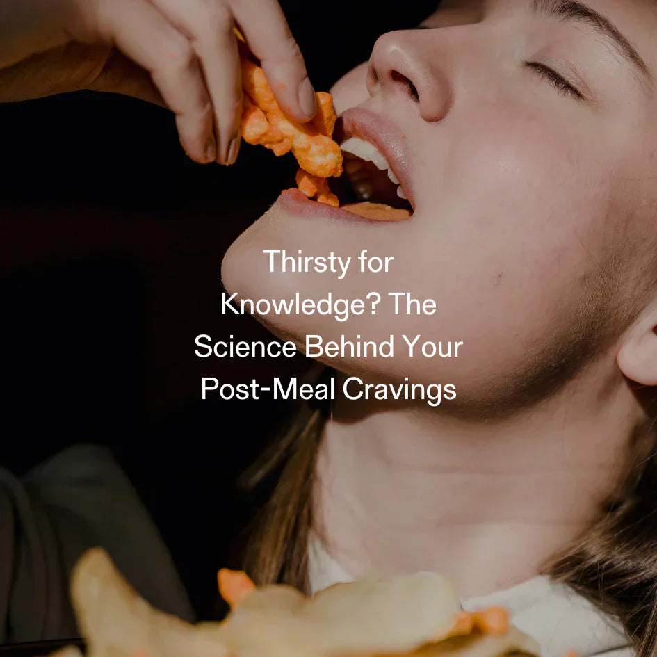 Woman eating snack after meal – understanding post-meal cravings and GLP-1’s role in appetite regulation