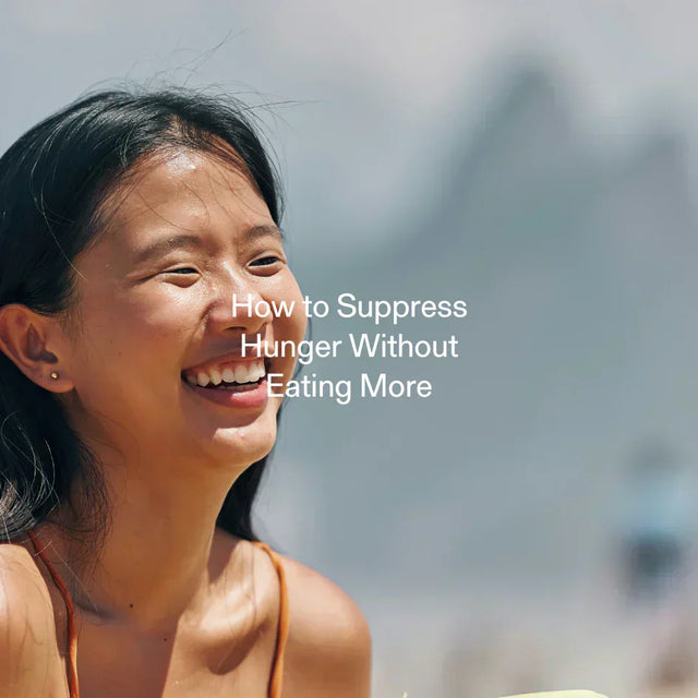Smiling woman outdoors – natural ways to suppress hunger without eating more