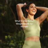 Fit, smiling woman outdoors – plant-based weight loss and natural appetite support for women
