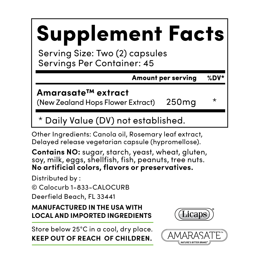 
                  
                    Calocurb Amarasate Appetite Control - DrTalks
                  
                